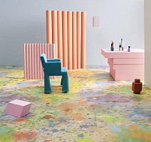 Forbo Sarlon Colour 15dB 9100T4315 multi color splash фото 3 | FLOORDEALER